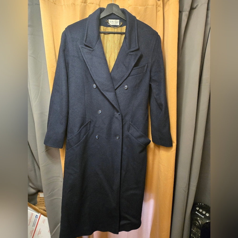 Vintage Ashley Scott Wool Coat size 14